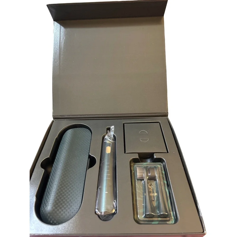 SVK France SB06 Sonic Electric Toothbrush Gift Set Green 5 Modes IPX7 Waterproof